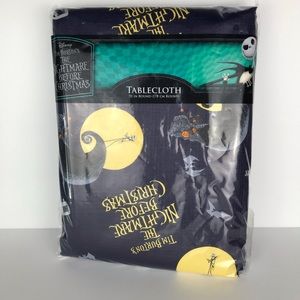 Disney The Nightmare Before Christmas Tablecloth Jack Skellington Round 70”